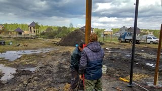 Заказать монтаж винтовых свай в Пушкин - цена под ключ с доставкой от 1849 шт